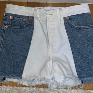 Levi’s 2 toned denim ‘wedgie short’